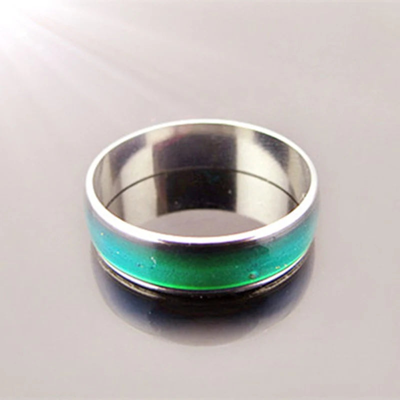 Stainless Steel Color Changing Mood Ring