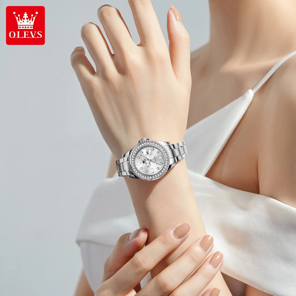 OLEVS Women’s Elegant Quartz Watch Gift Set