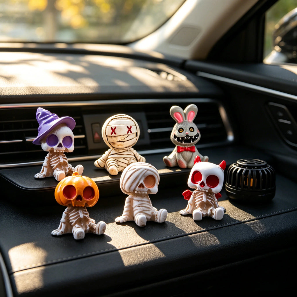Skeleton and Mummy Figurines