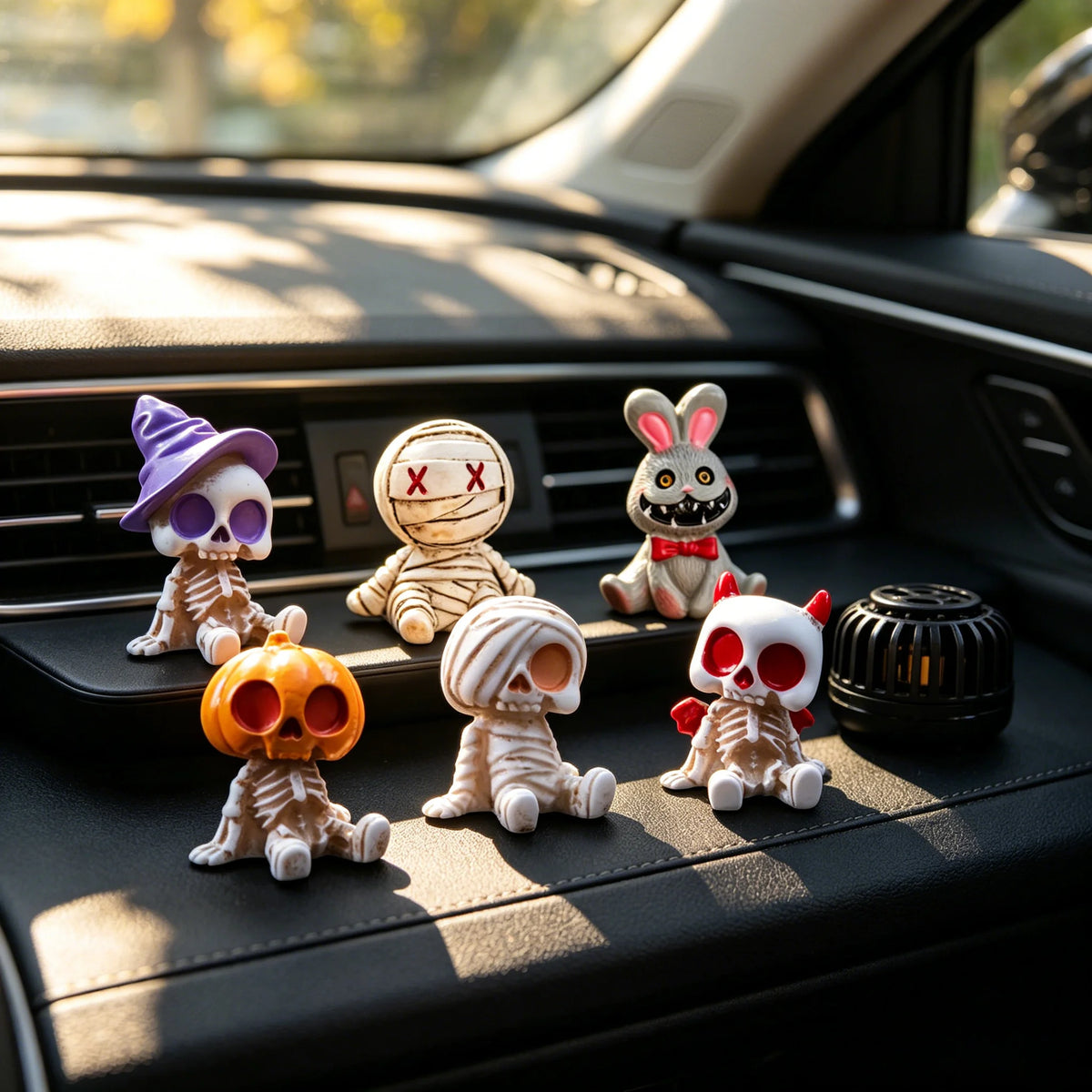 Skeleton and Mummy Figurines