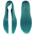 Long Straight Party Wig, 80 cm