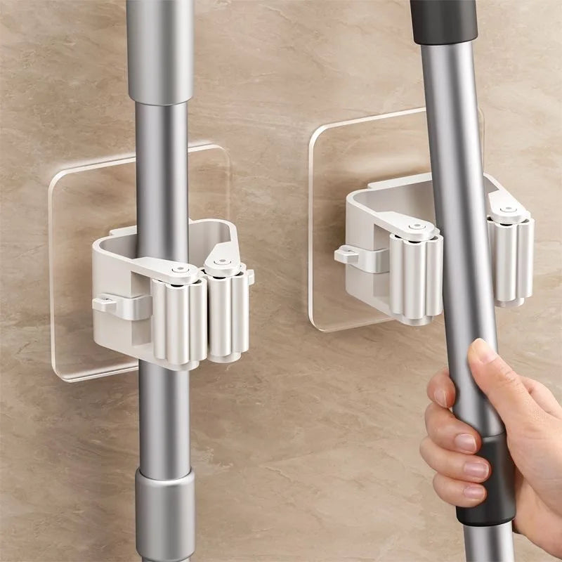 Adhesive Mop and Broom Holder