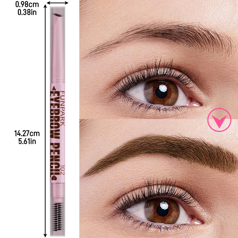 2-in-1 Waterproof Eyebrow Pencil