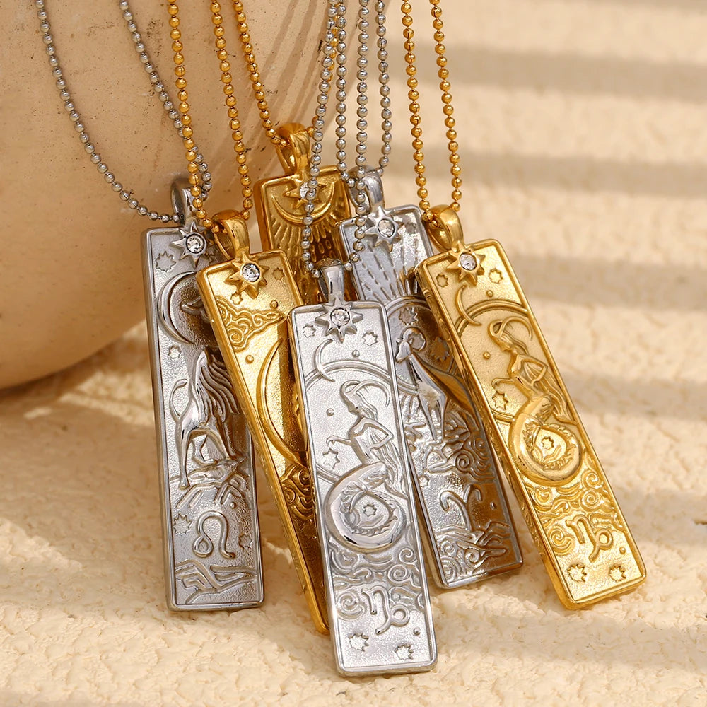 18K Gold Plated Zodiac Necklace
