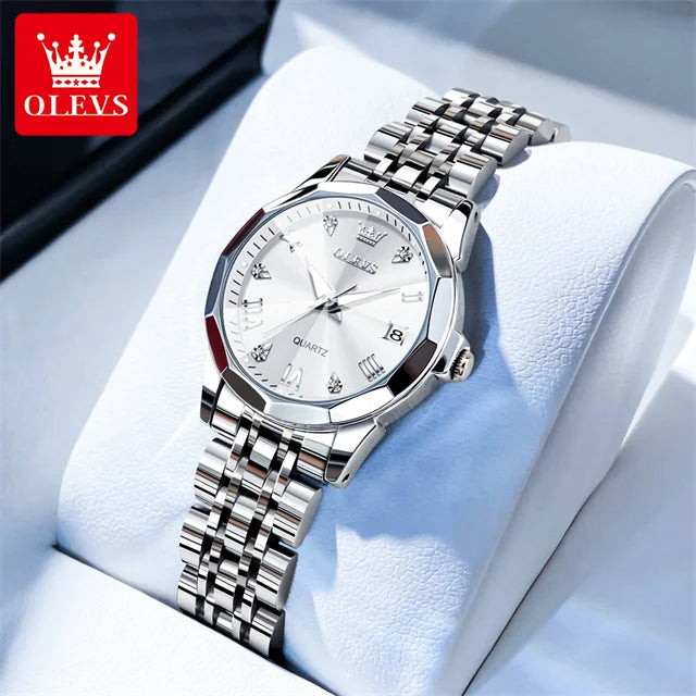 OLEVS 9931 Luxury Couple Quartz Watches