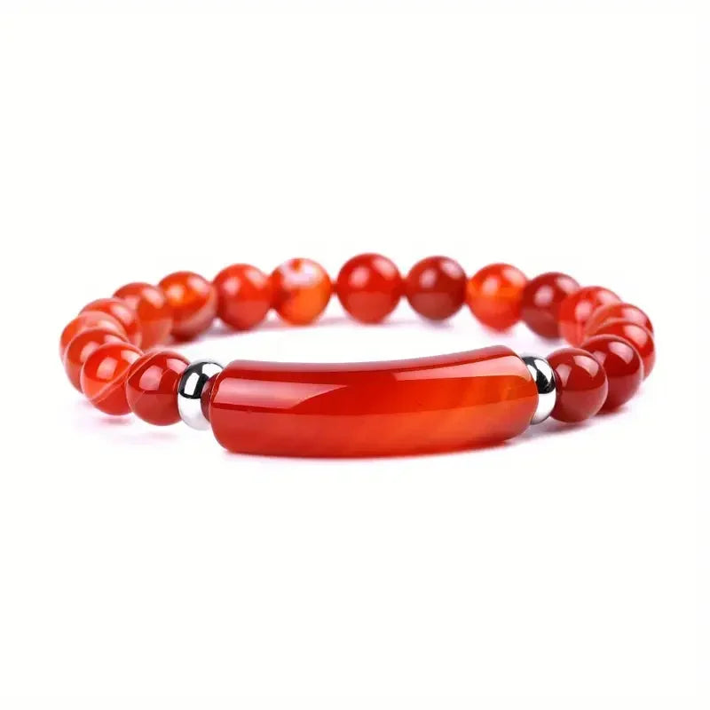 Turquoise & Malachite Stone Bracelet – Handmade Gemstone Design