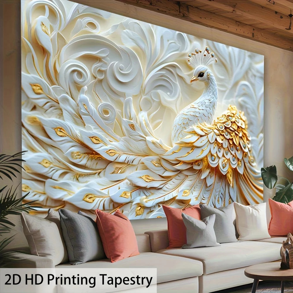 Peacock Feather Tapestry