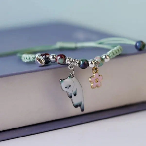 Cute Resin Star Bracelet – Braided Design for Men & Women