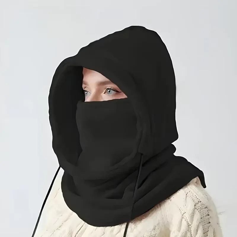 Winter Knit Balaclava Hood