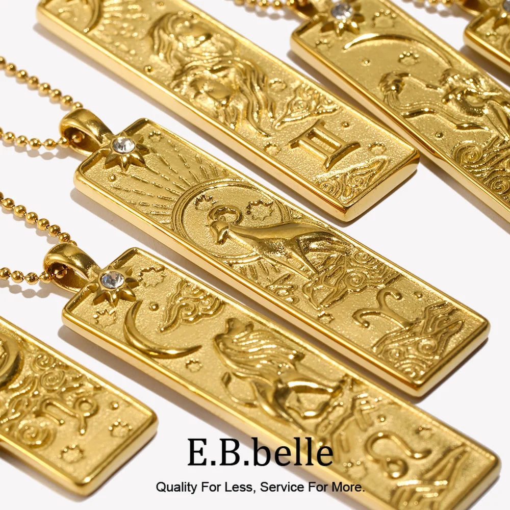 18K Gold Plated Zodiac Necklace