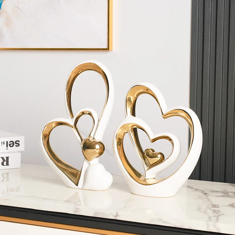Heart-Shaped Decor Ornament