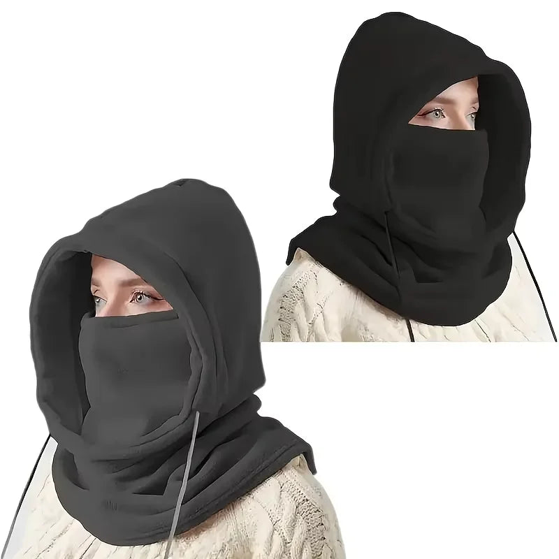 Winter Knit Balaclava Hood
