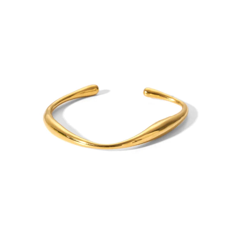 Elegant CZ Stainless Steel Women’s Bracelet