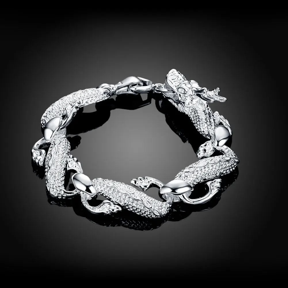 925 Sterling Silver Chain Bracelet for Men & Women – Elegant Classic Design