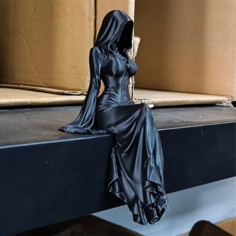 Seated Reaper Figurine