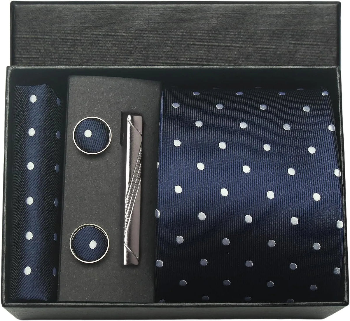 Men’s 100% Silk Tie Set with Gift Box