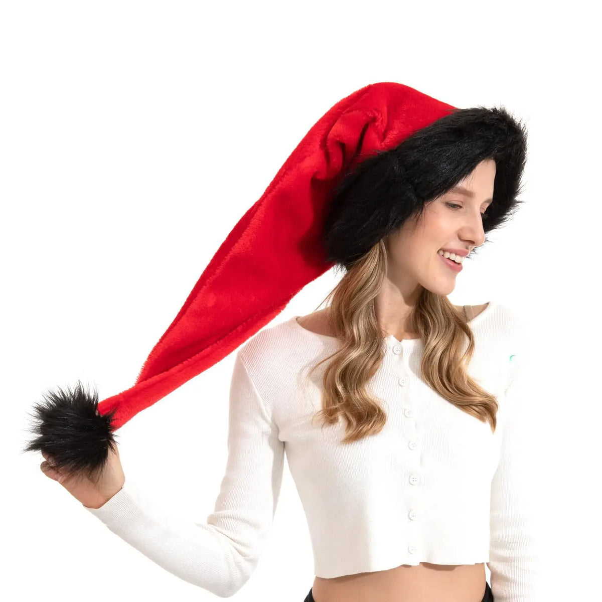 Long Plush Santa Hat