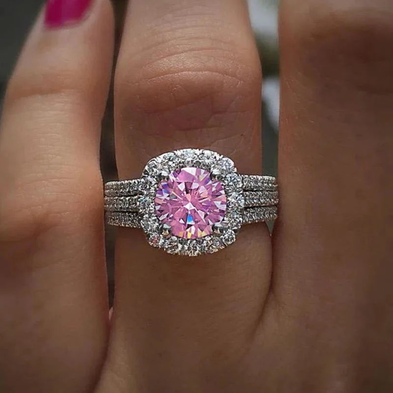 Elegant CZ Wedding Ring for Women