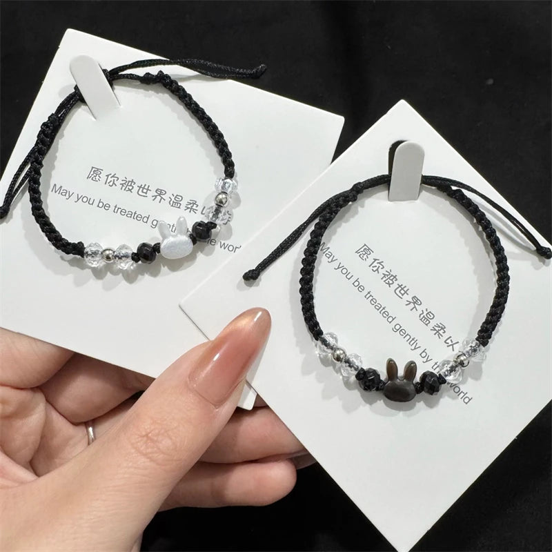 Cute Resin Star Bracelet – Braided Design for Men & Women