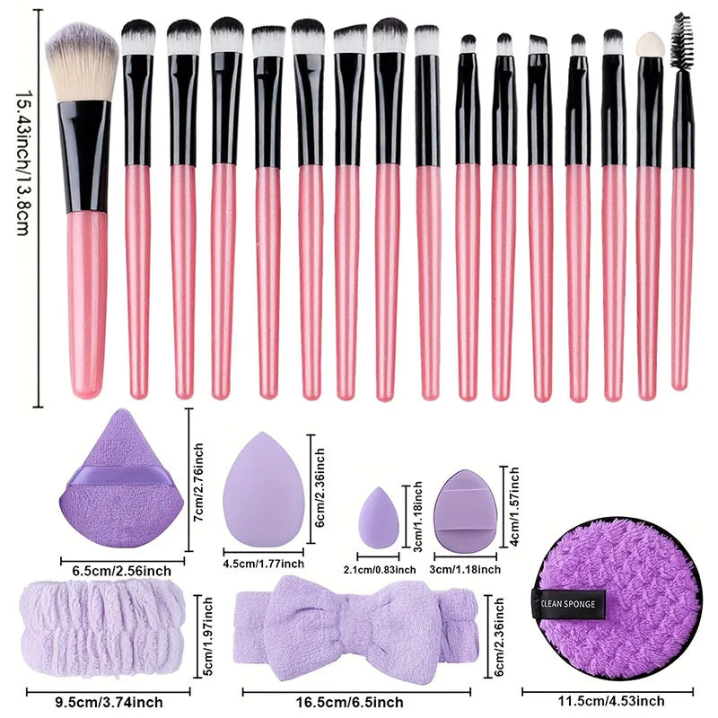 20-Piece Makeup Brush Set