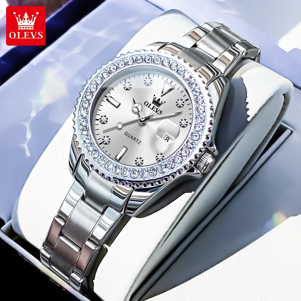 OLEVS Women’s Elegant Quartz Watch Gift Set