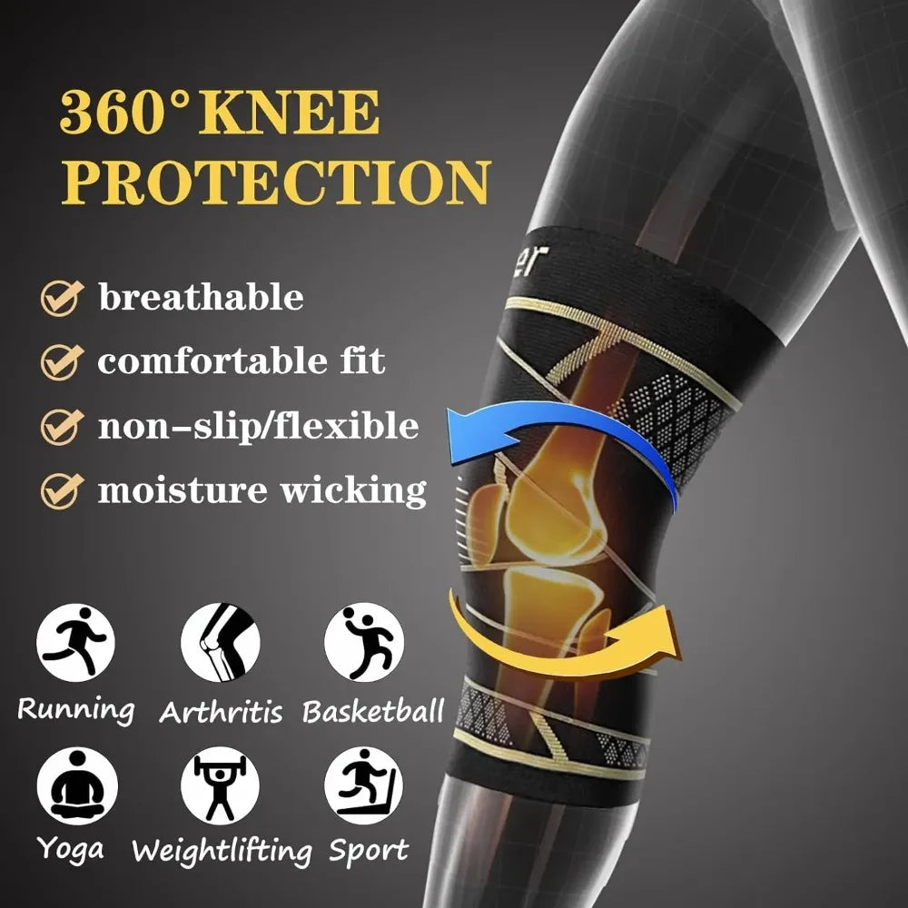 Copper Knee Brace with Strap