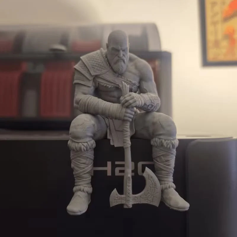 Axe-Holding Warrior Figurine