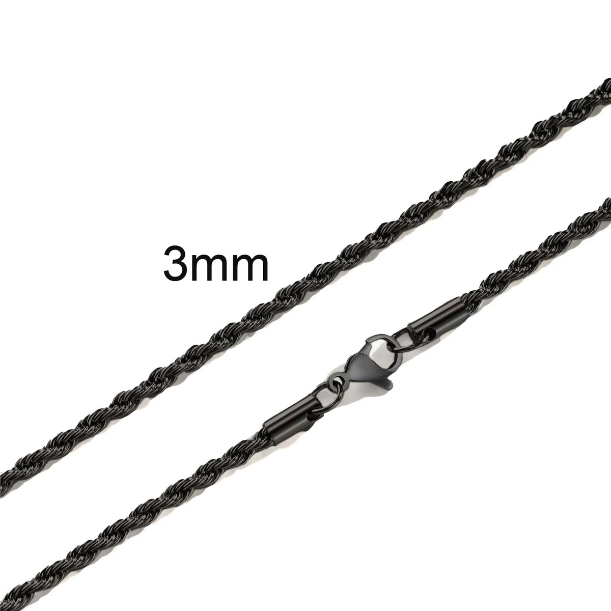 Punk Vintage Gold Rope Chain Necklace