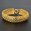18K Gold Plated Miami Curb Chain Bracelet