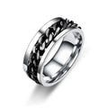 Rotatable Stainless Steel Chain Spinner Ring