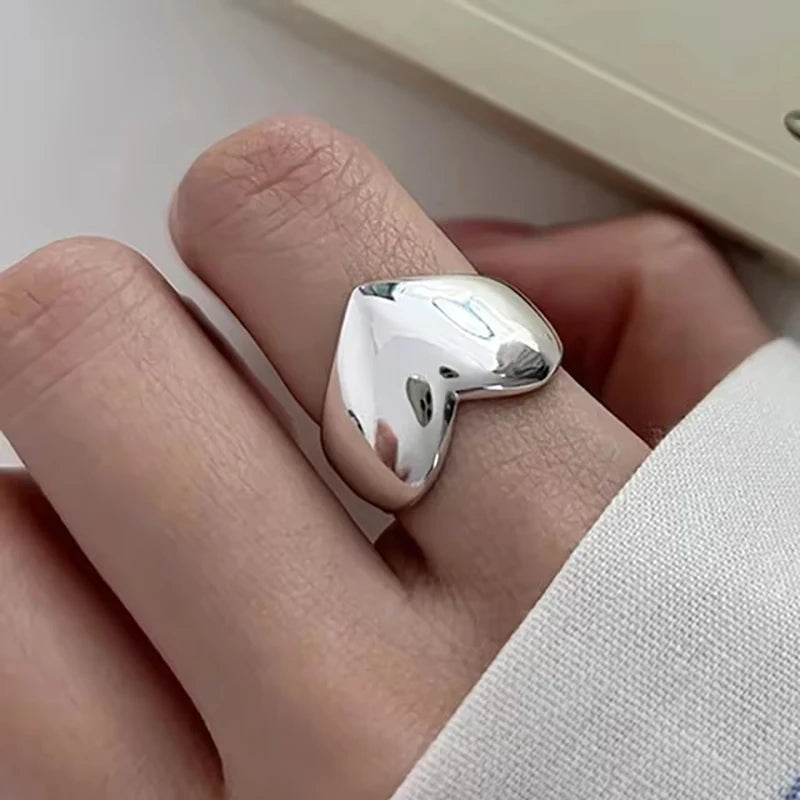 925 Sterling Silver Retro Flower Ring