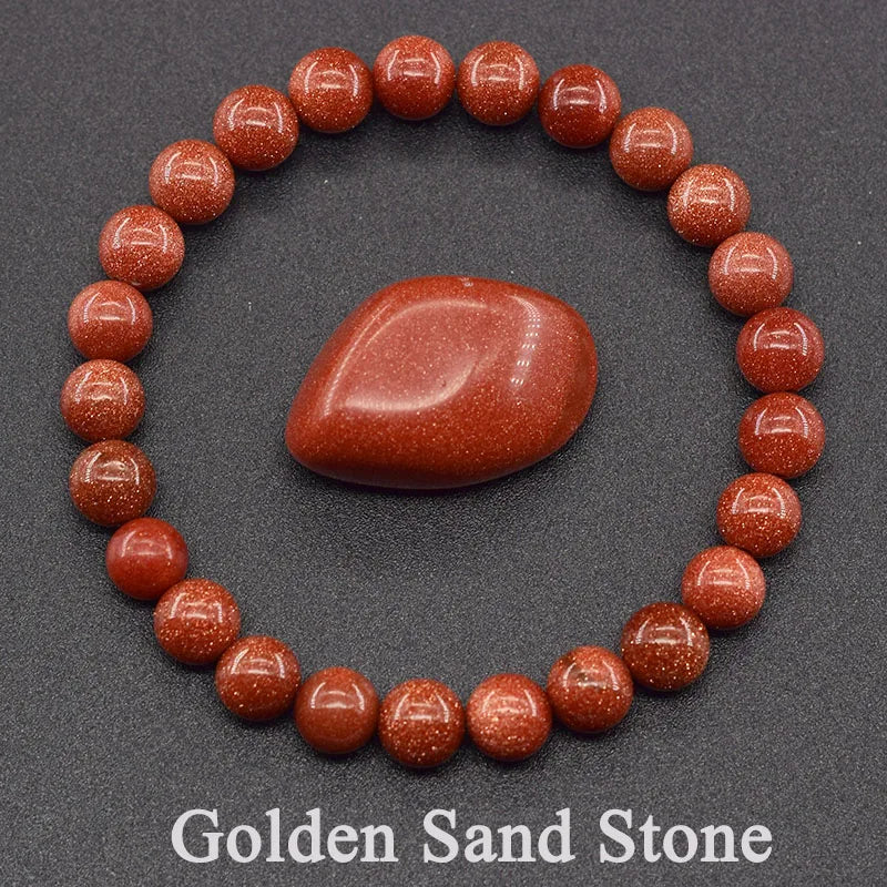 Natural Lapis Lazuli Bead Bracelet – Elegant Design for Men & Women
