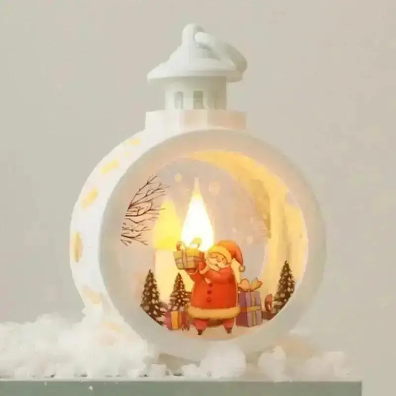 Round Glass Lantern