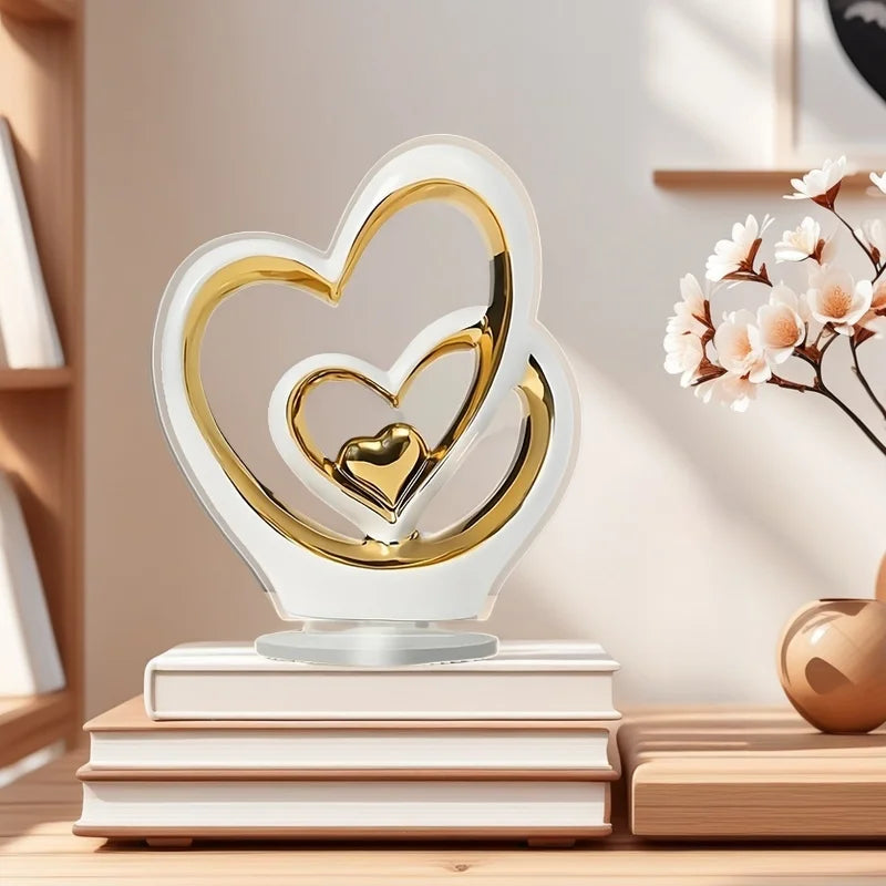 Heart-Shaped Decor Ornament