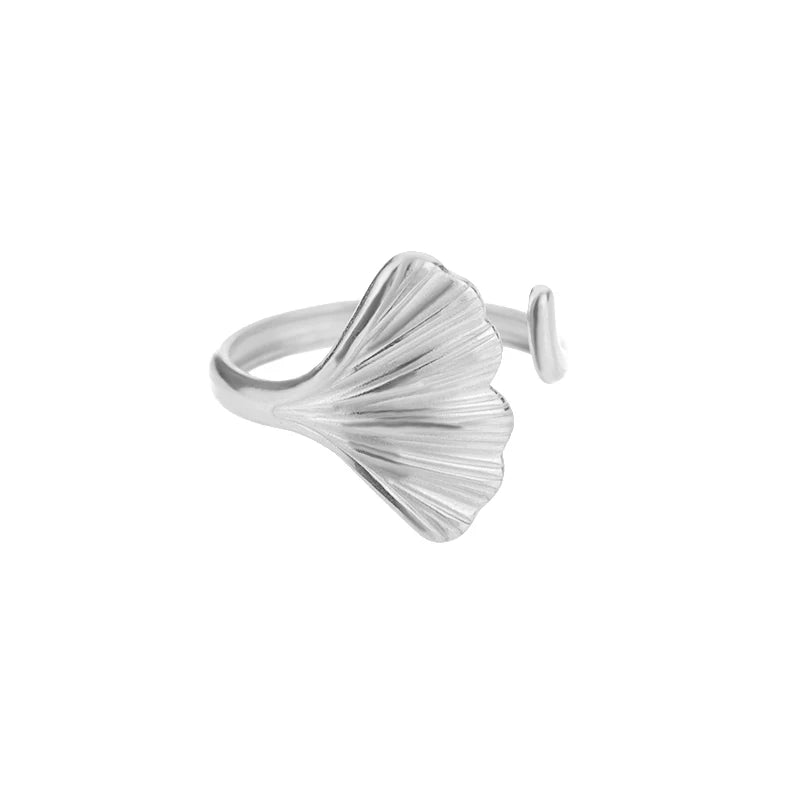 Gold 316L Stainless Steel Star Adjustable Ring