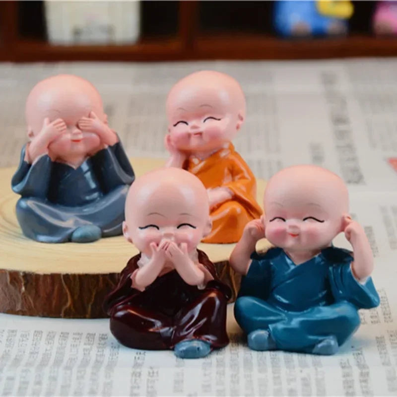 Monk Figurine Set
