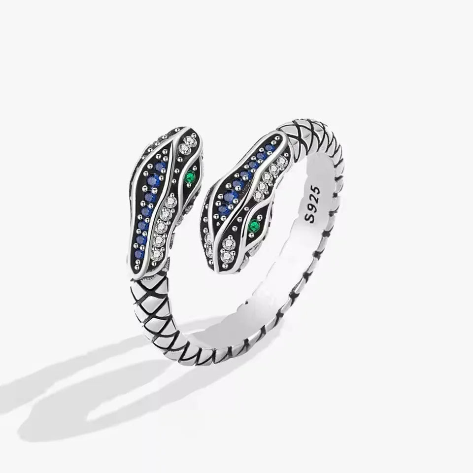 925 Sterling Silver Retro Flower Ring