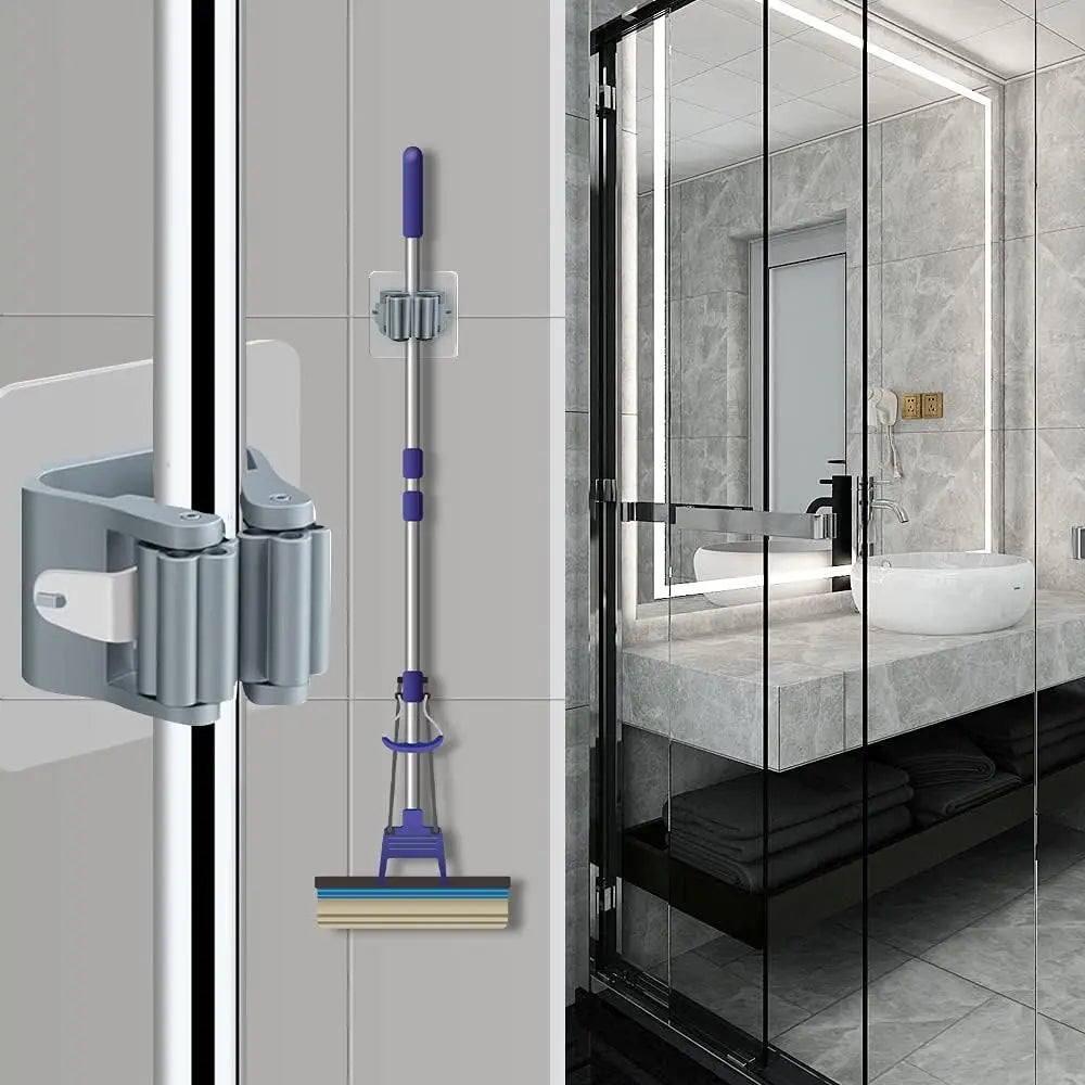 Adhesive Mop and Broom Holder