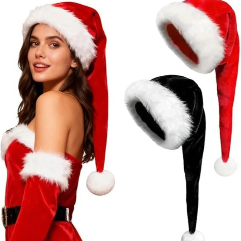 Long Plush Santa Hat