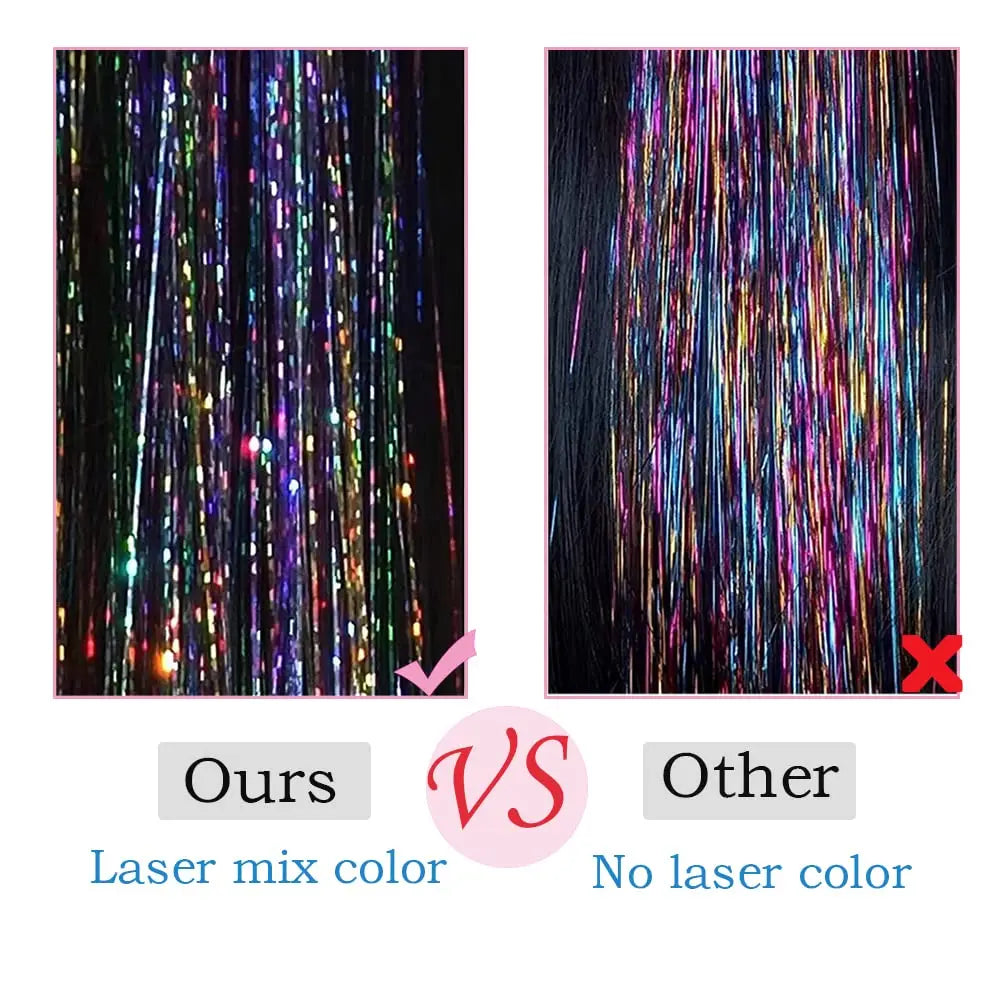 Sparkle Hair Tinsel Extensions