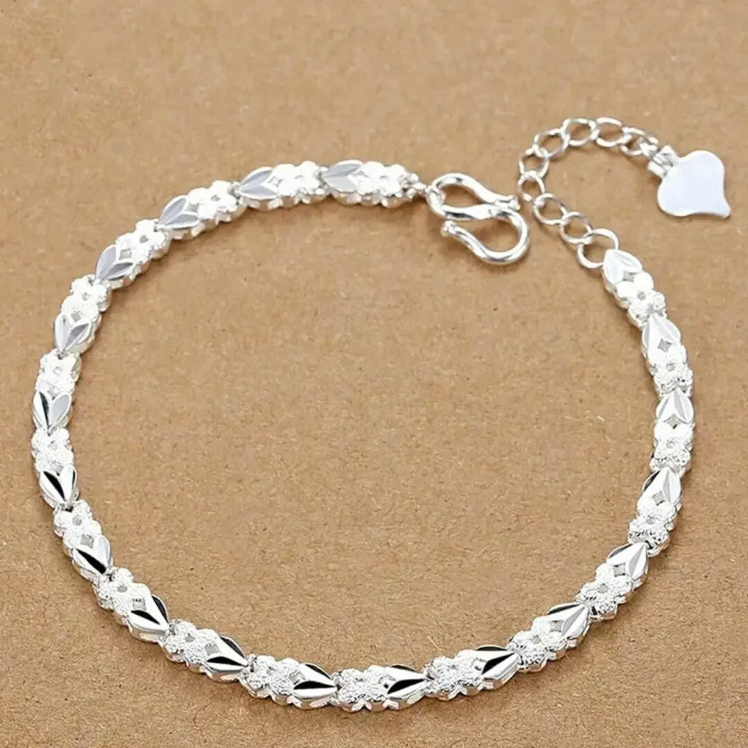 925 Sterling Silver Chain Bracelet for Men & Women – Elegant Classic Design