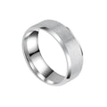 8mm Black Matte Stainless Steel Groove Ring
