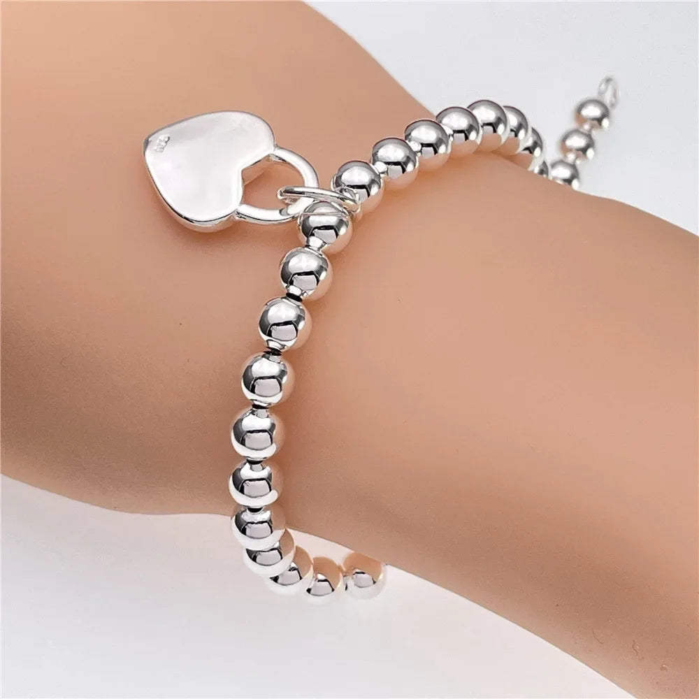 925 Sterling Silver Chain Bracelet for Men & Women – Elegant Classic Design