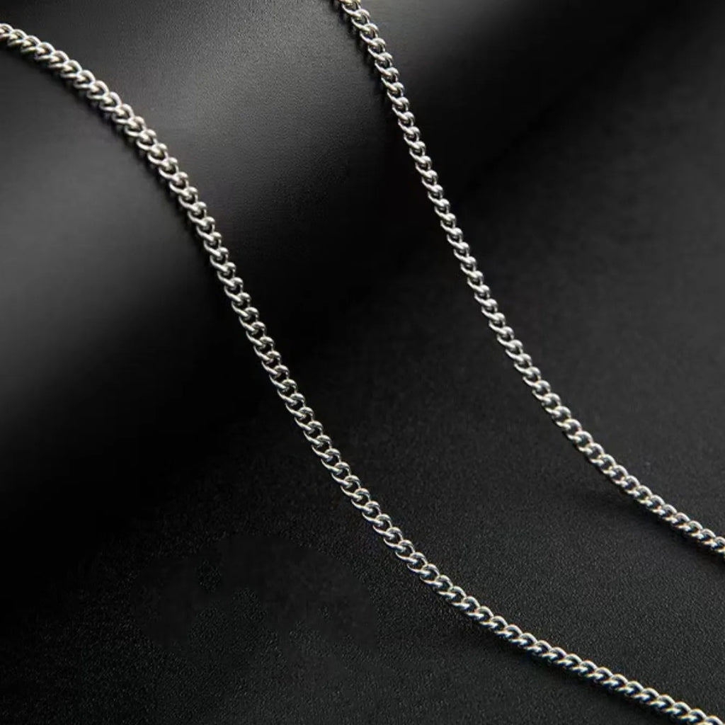3 mm Cuban Chain Necklace
