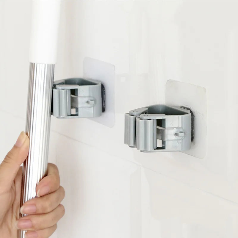 Adhesive Mop and Broom Holder