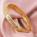 Round Flower Gold Bracelet for Women & Men