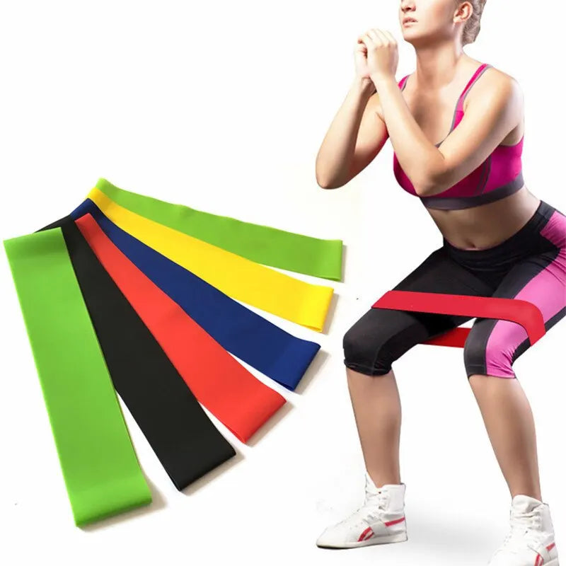 Yoga Resistance Loop Bands, 5 Pcs