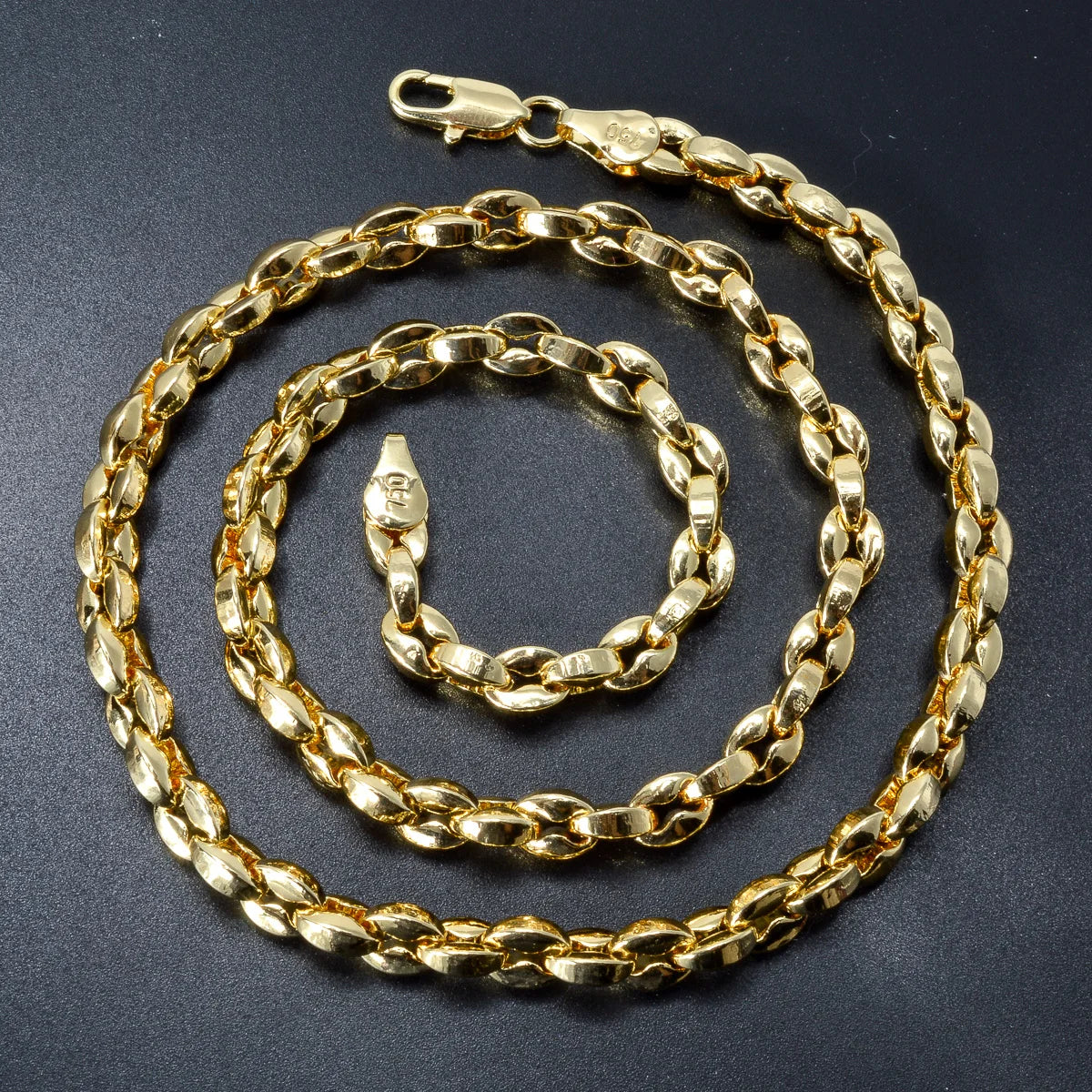 Wide Interwoven Link Necklace