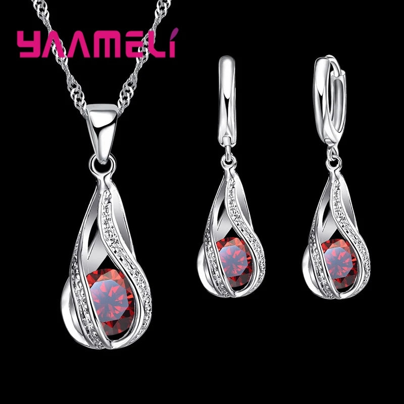Water Drop Jewelry Set