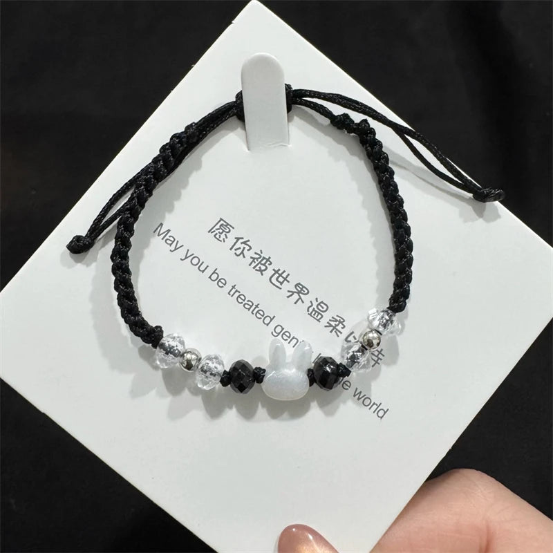 Cute Resin Star Bracelet – Braided Design for Men & Women